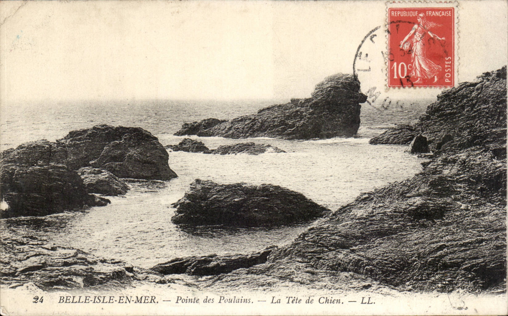 Belle-Île-en-Mer — Pointe des Poulains — La Tête de Chien — LL.