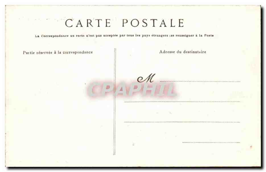 La Pointe du Raz CPA La plage et la baie des trepasses La falaise — Rückseite
