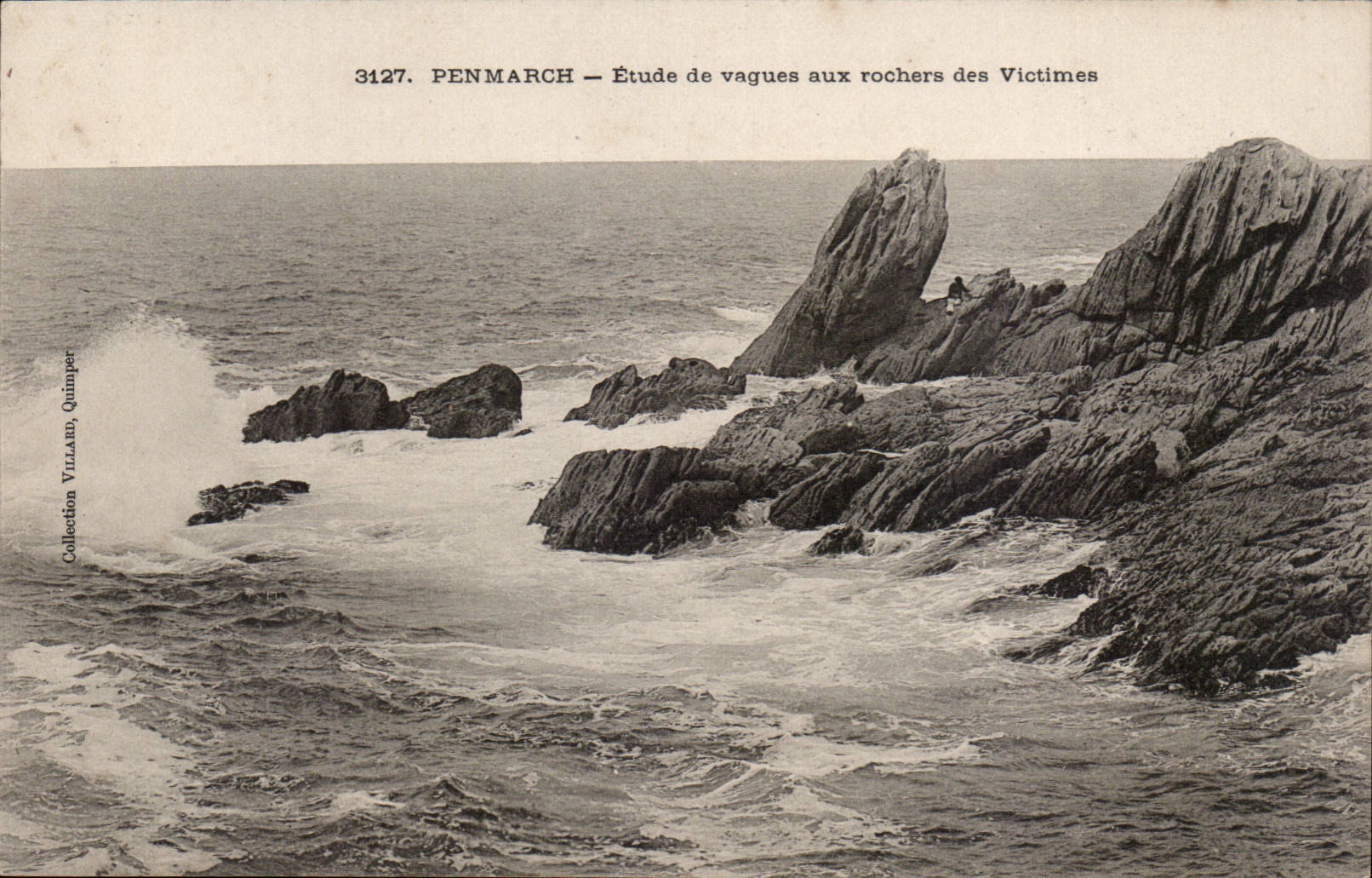 Penmarch CPA Etude de vagues aux rochers des victimes