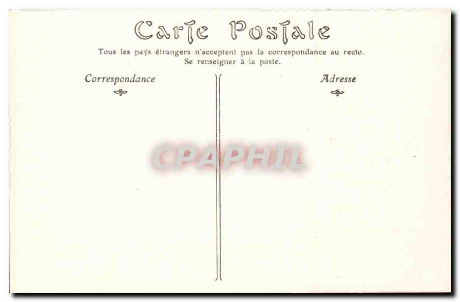 Tapisserie de la Reine Mathilde — Bayeux — scène d'Harold en mer — édition ND Pbot. n°105 — Verso