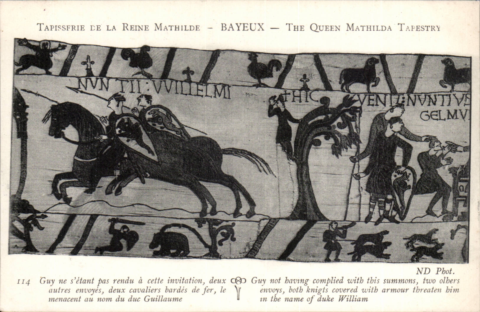Tapisserie de la Reine Mathilde — Bayeux — scène 114 — ND Phot.