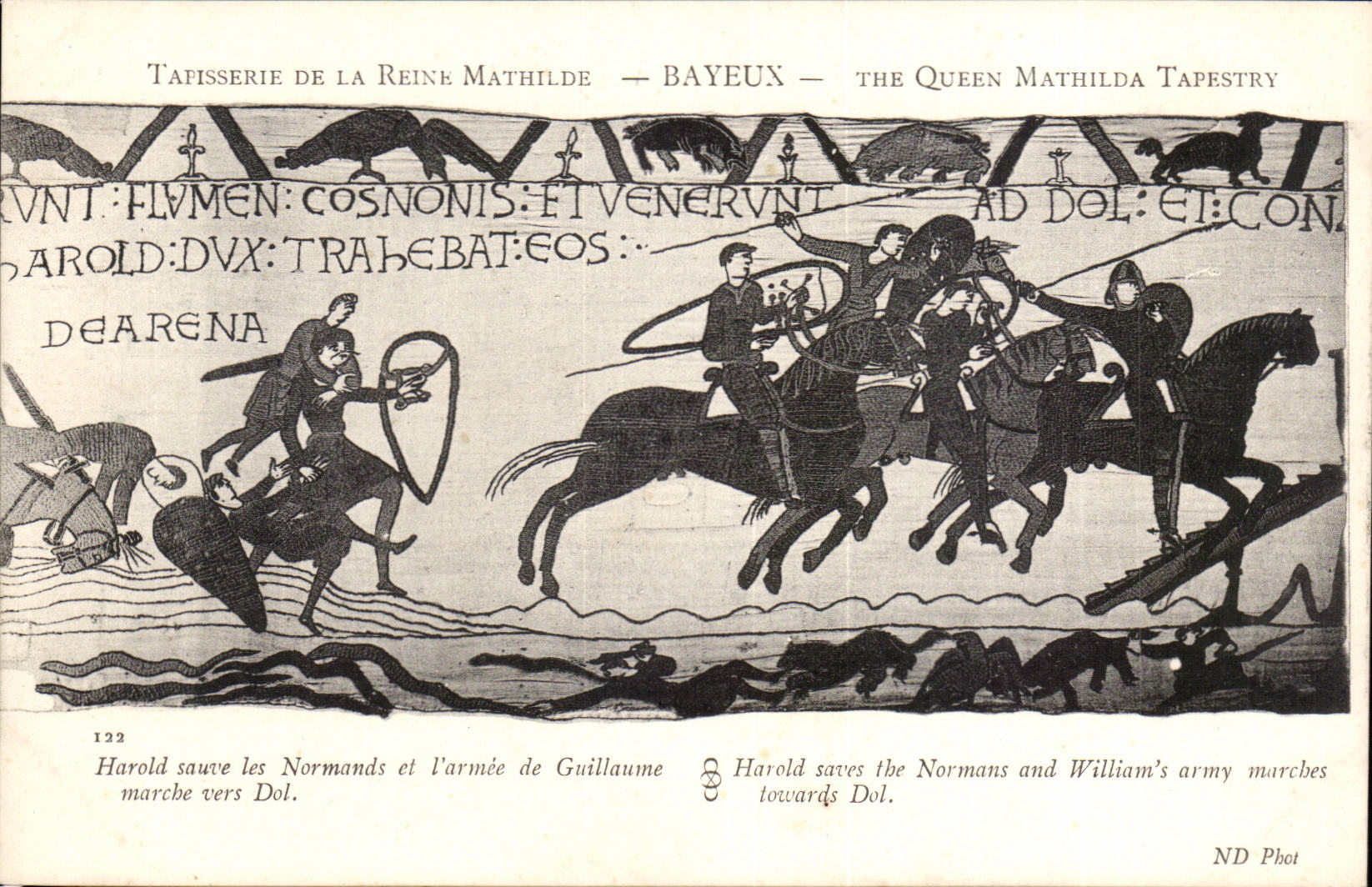 Tapisserie de la Reine Mathilde — Bayeux — ND Phot, n°122