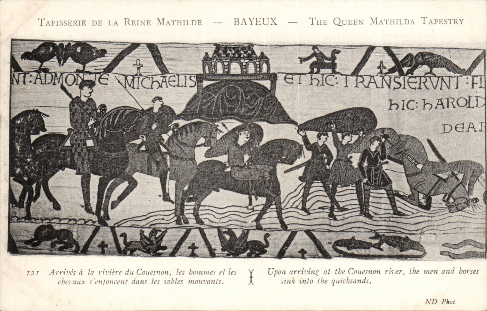 Tapisserie der Königin Mathilde — Bayeux — ND Phot