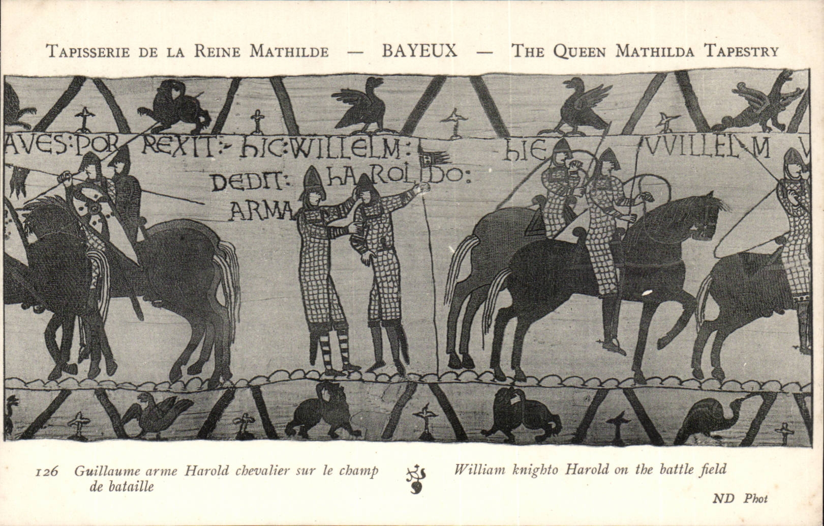 Tapisserie de la Reine Mathilde — Bayeux — ND Phot