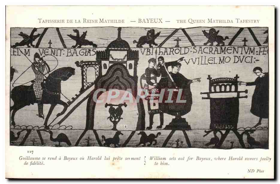 Tapisserie de la Reine Mathilde — Bayeux — scène 197 — ND Phot
