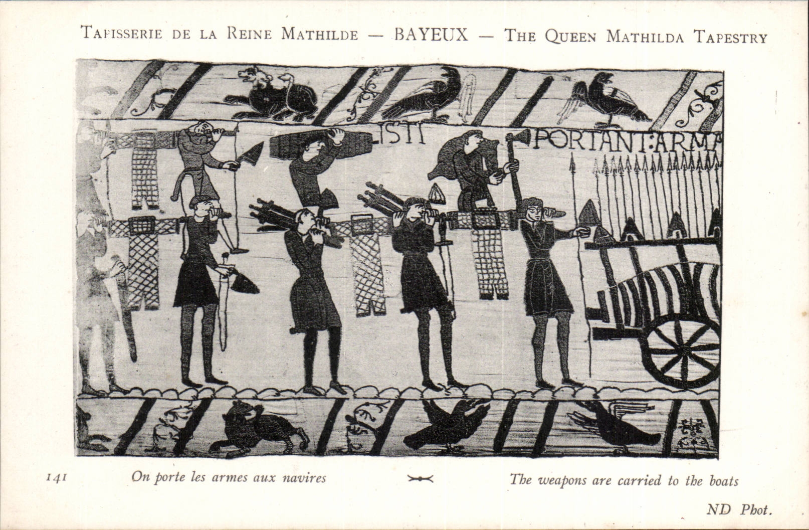 Tapisserie de la Reine Mathilde — Bayeux — ND Phot.