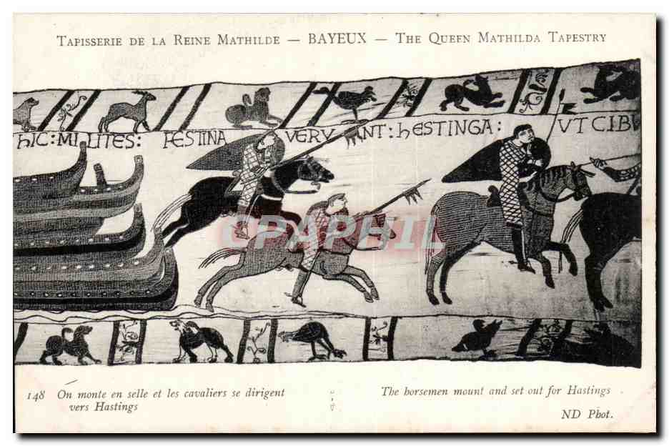 Tapisserie de la Reine Mathilde — Bayeux — The Queen Mathilda Tapestry — scène 148