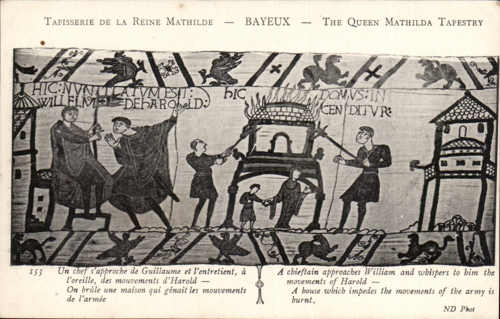 Tapisserie de la Reine Mathilde — Bayeux — ND Phot