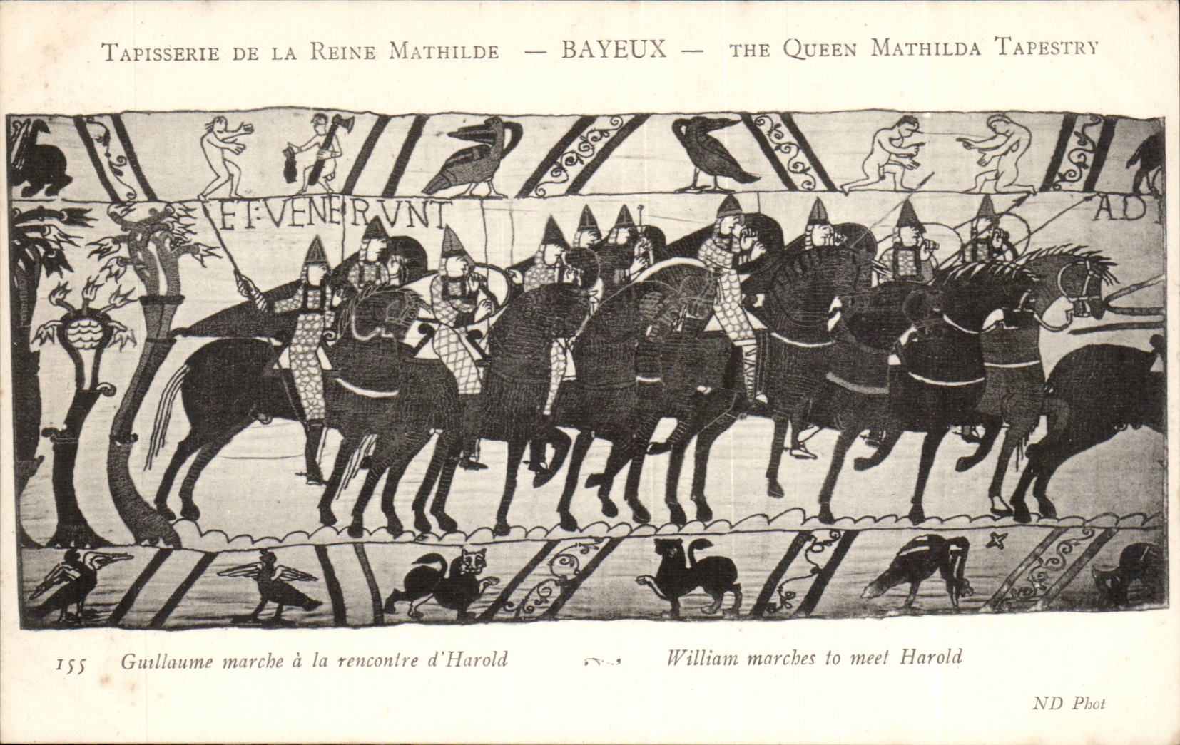 Tapisserie der Königin Mathilde — Bayeux — ND Phot — n°155