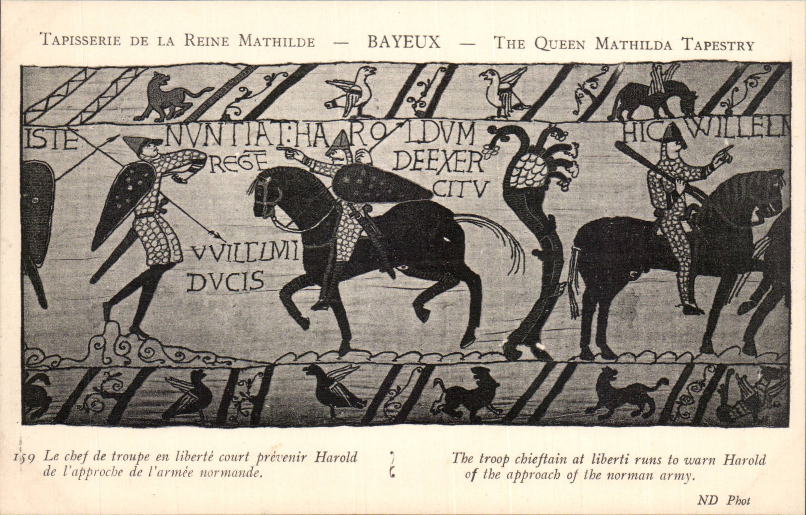Tapisserie de la Reine Mathilde — Bayeux — ND Phot