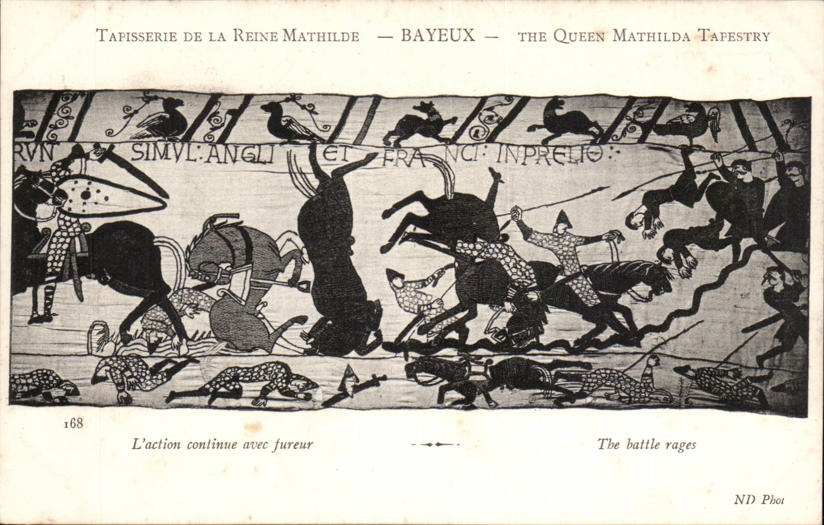 Teppich der Königin Mathilde — Bayeux — ND Phot