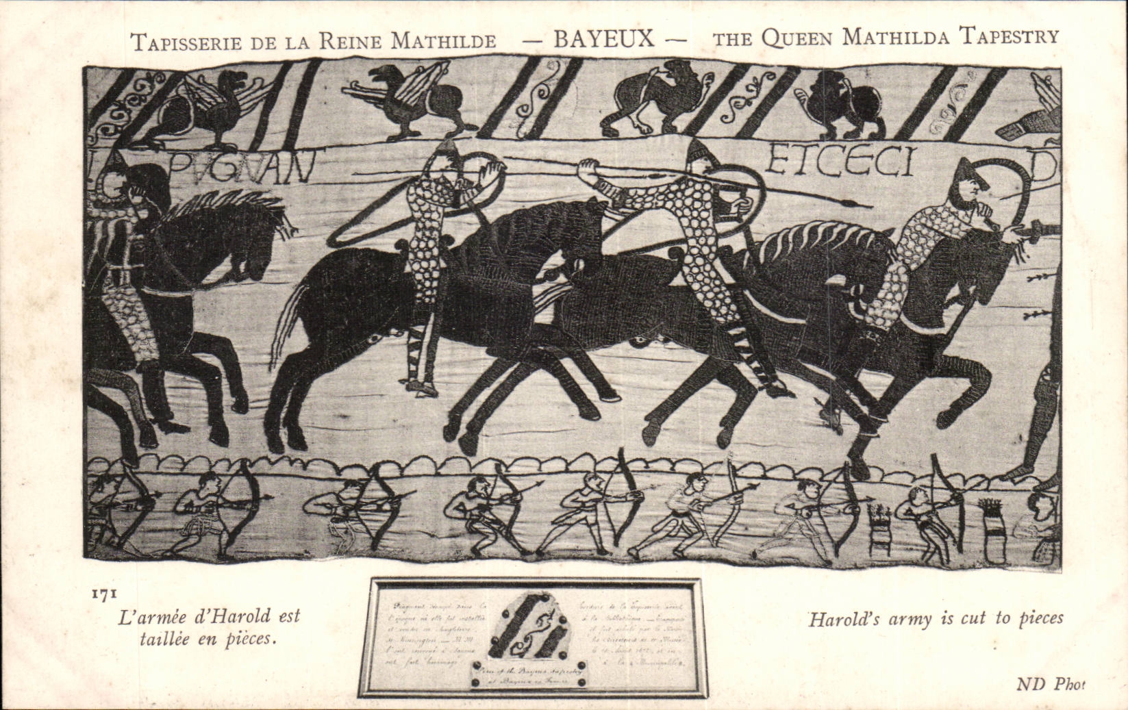 Tapisserie de la Reine Mathilde — Bayeux — ND Phot