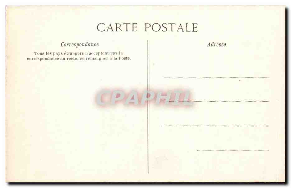 Caudebec en Vaux CPA la riviere Sainte Generale et la rue de la Boucherie — Rückseite