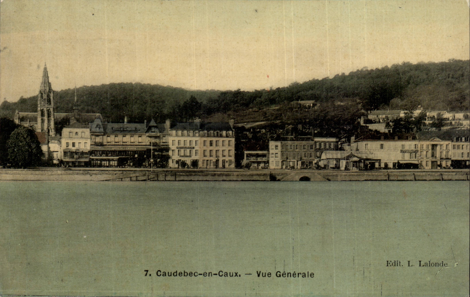 Caudebec-en-Caux — Vue Générale — Edit. L. Lalonde