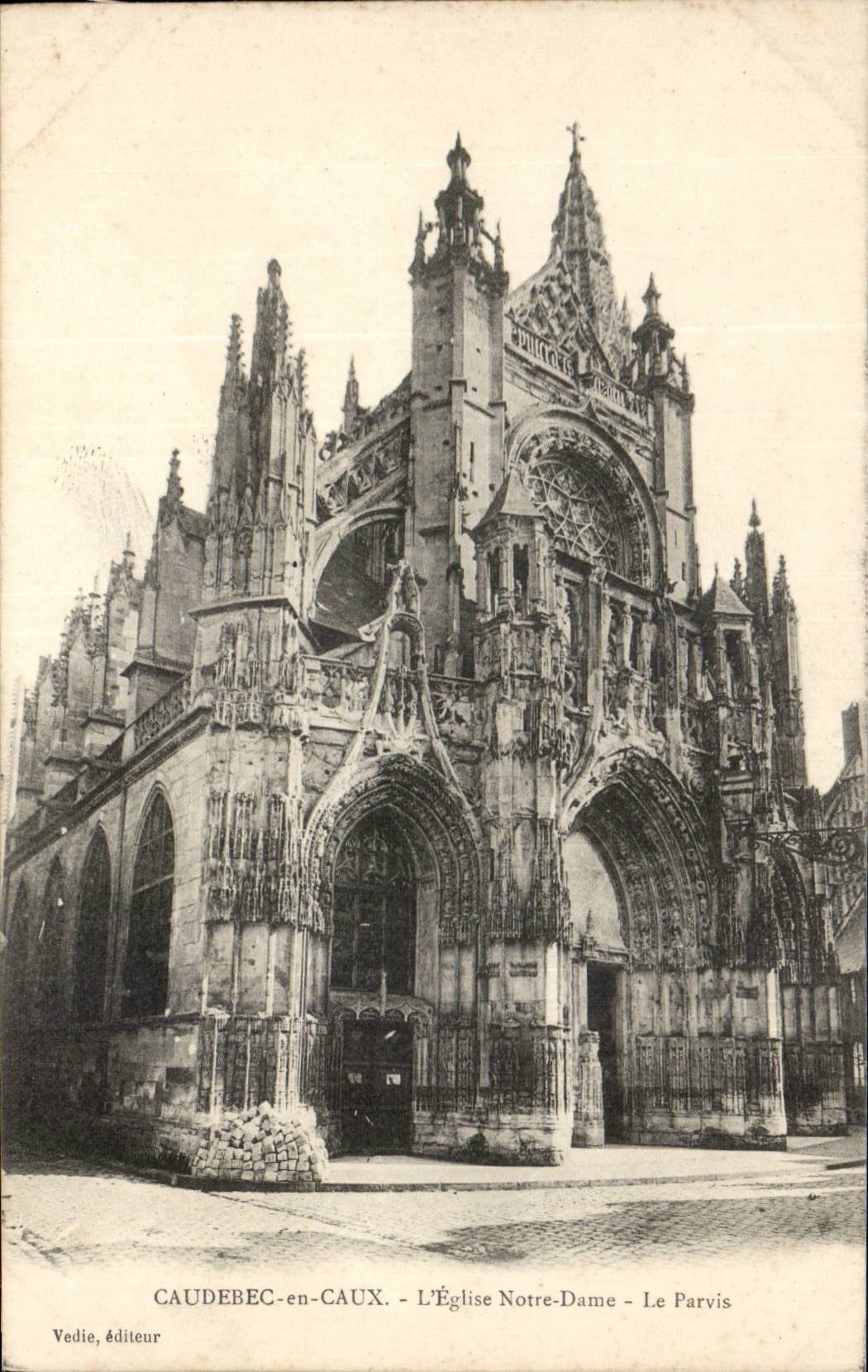 CAudebec en CAux CPA L'eglise Notre Dame Le aprvis