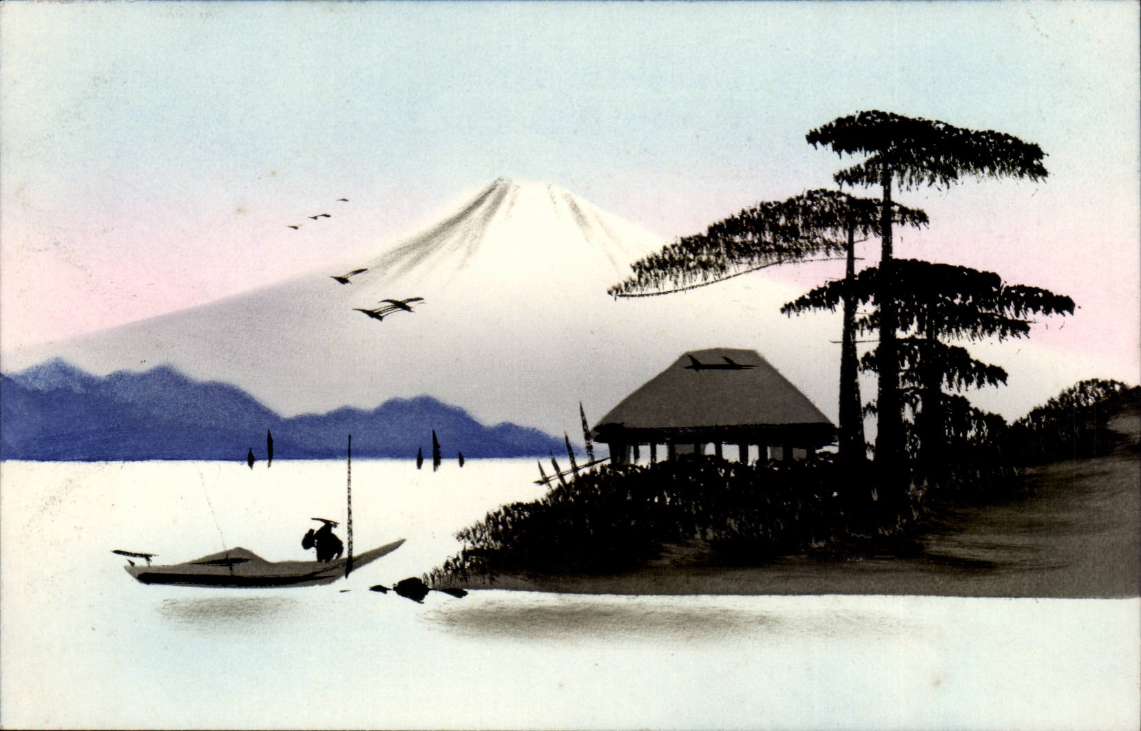 Japon Japan Nippon CPA Vue artistique