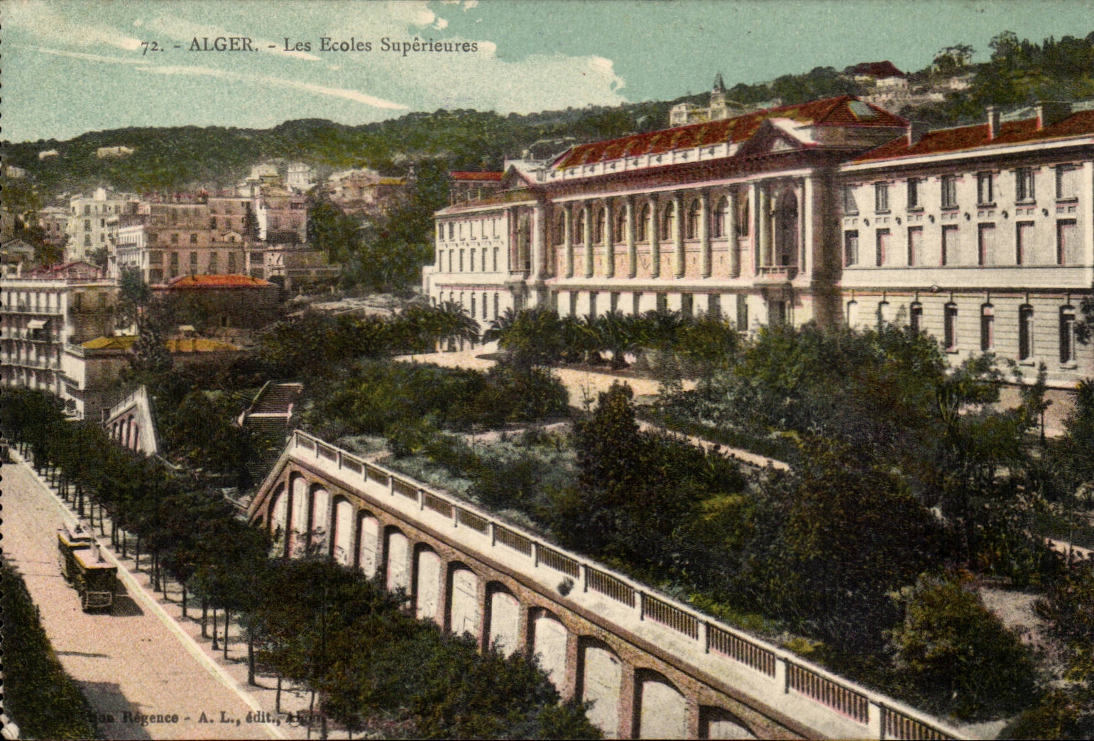 Algerie Alger CPA Les ecoles superieures