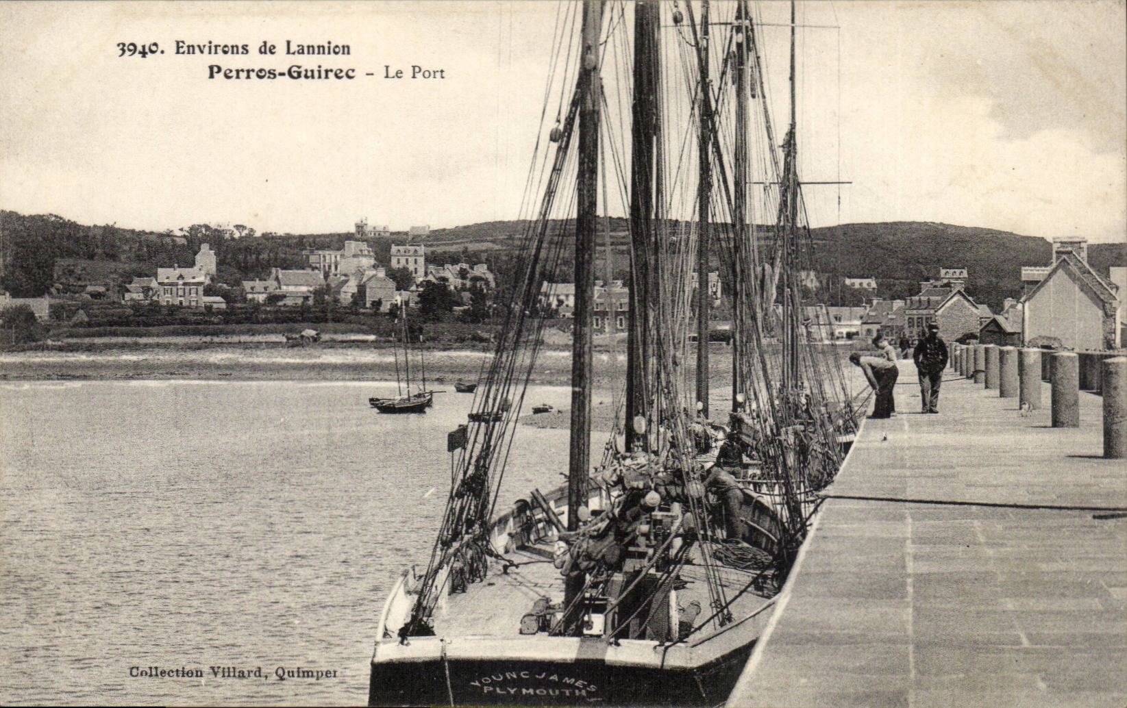 Environs de Lannion — Perros-Guirec — Le Port — Collection Villard, Quimper