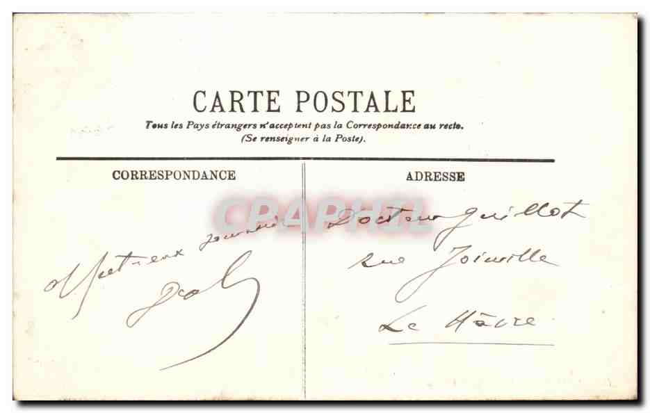 Saint-Malo — Le Château et la Grande Plage — LL. n°16 — Reverso