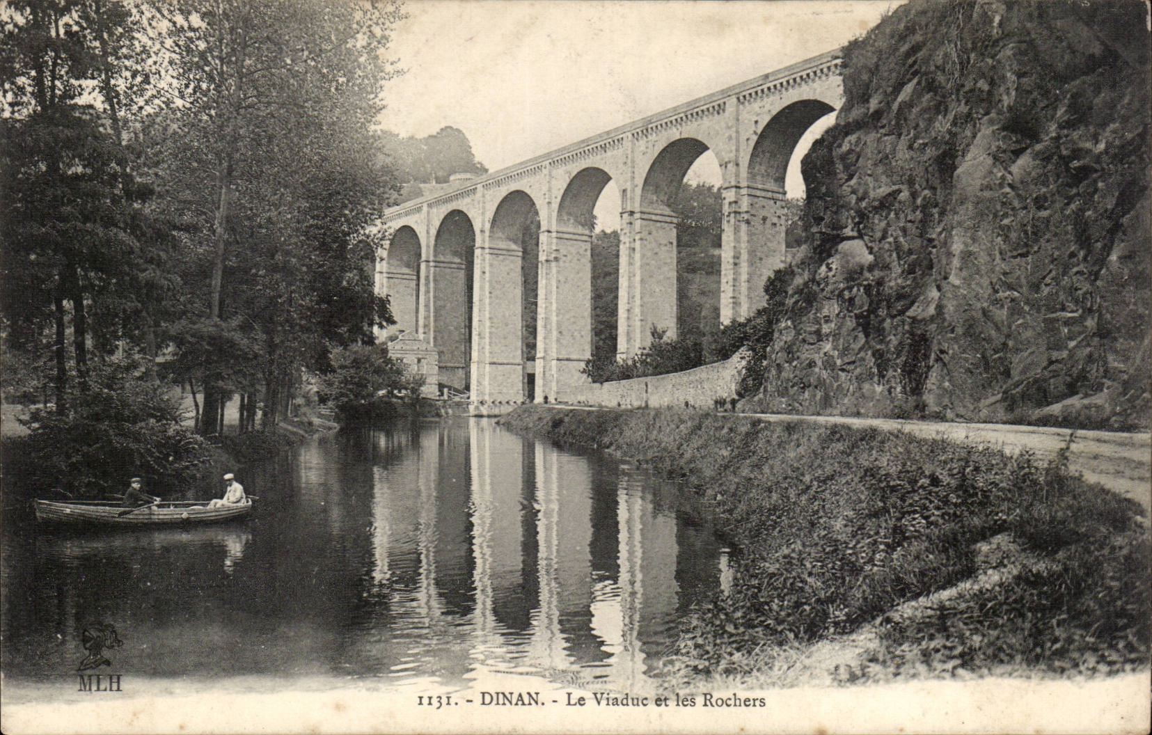 Dinan CPA Le viaduc et les rochers