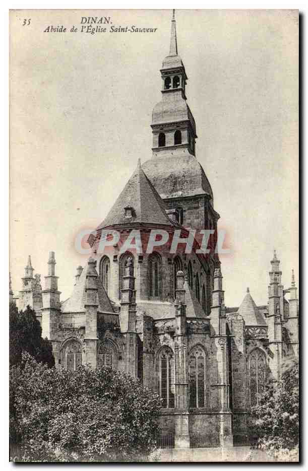 Dinan - Abside de l'Église Saint-Sauveur — éditeur non identifié, n° de série 35