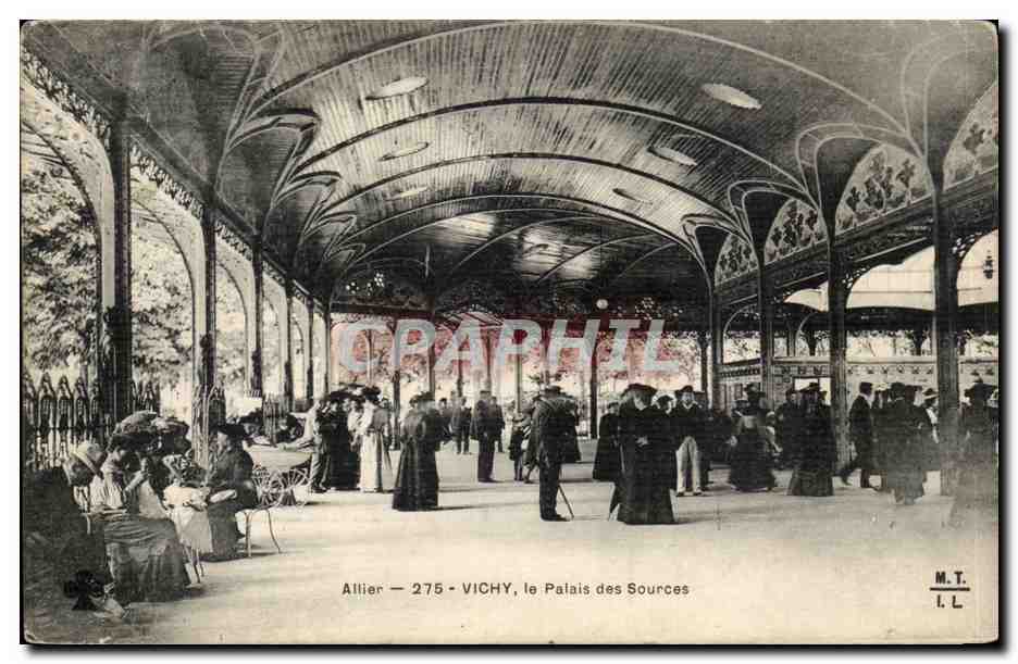 Vichy - Le Palais des Sources - CPA 