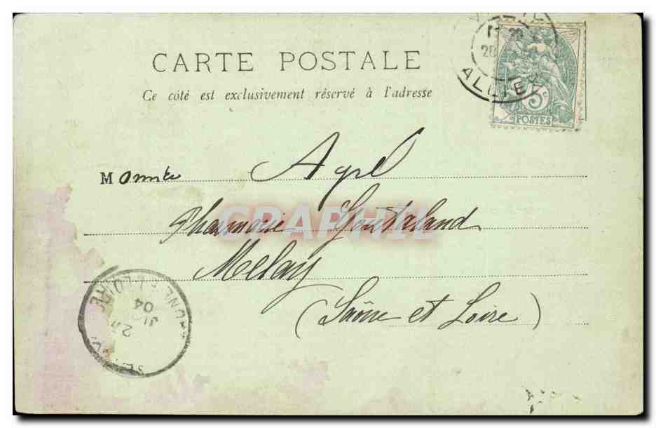 Vichy - La Restauration - CPA  — Rückseite