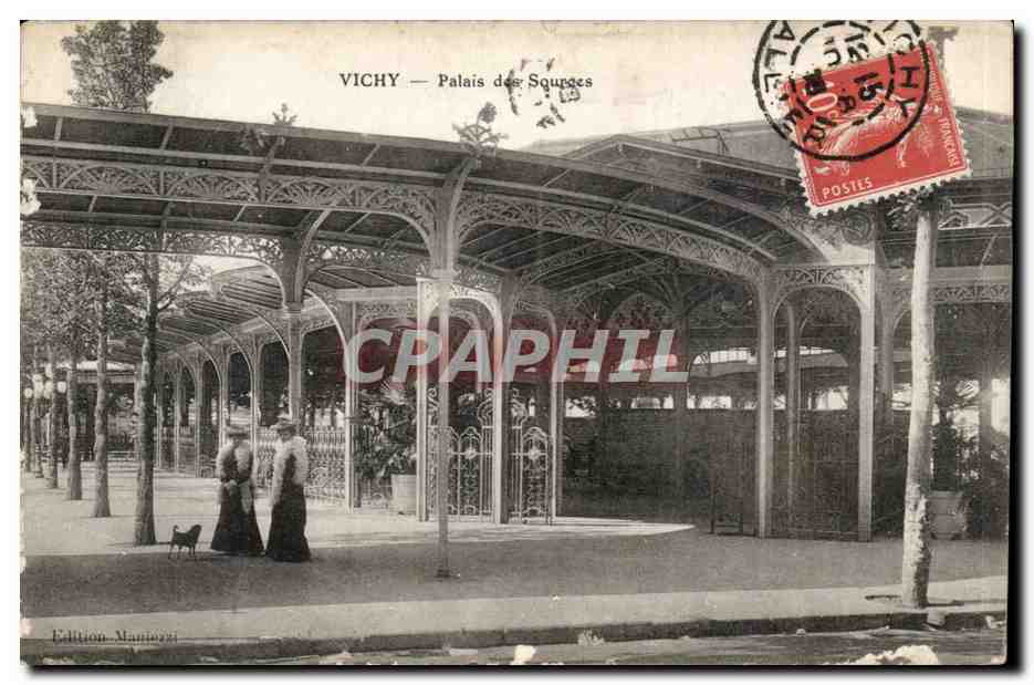 Vichy - Palais des Sources - CPA 