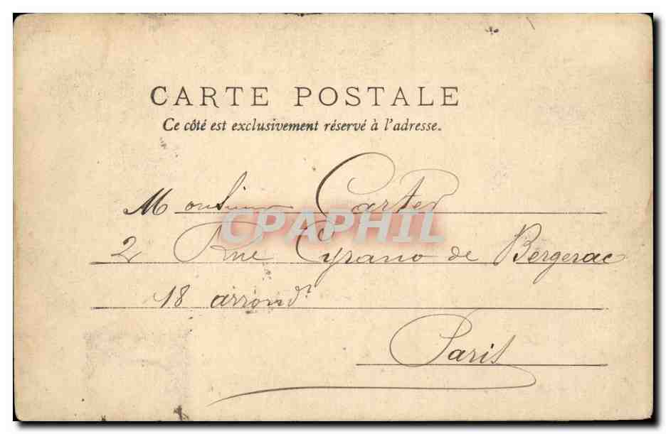 Vichy - La Restauration - CPA  — Rückseite