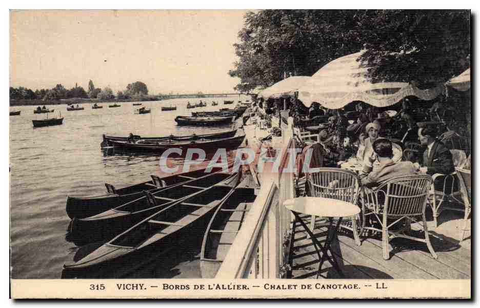 Vichy - Bords de l'Allier - Chalet de Canotage - CPA 