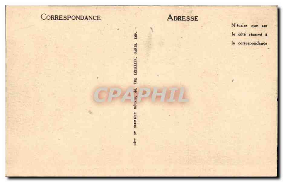 Vichy - Bords de l'Allier - Chalet de Canotage - CPA  — Rückseite