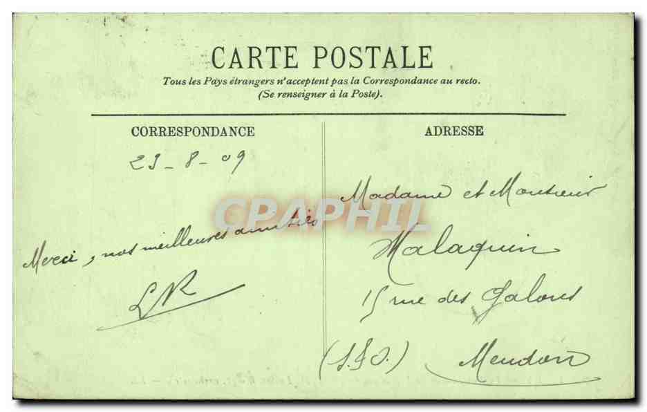 Vichy - Le Pavillon de la Source des Celestins - CPA  — Verso