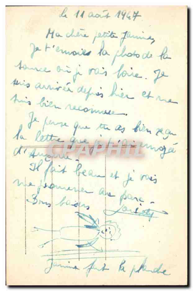 Vichy - Source Chomel - CPA  — Rückseite