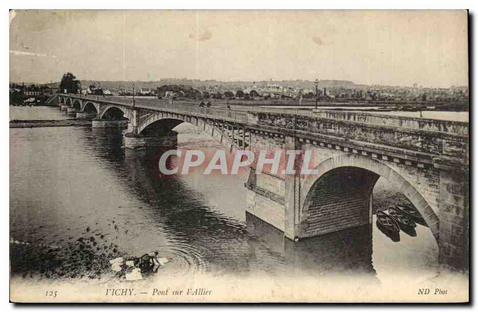 Fichy — Pont sur l'Allier — ND Phot Allier