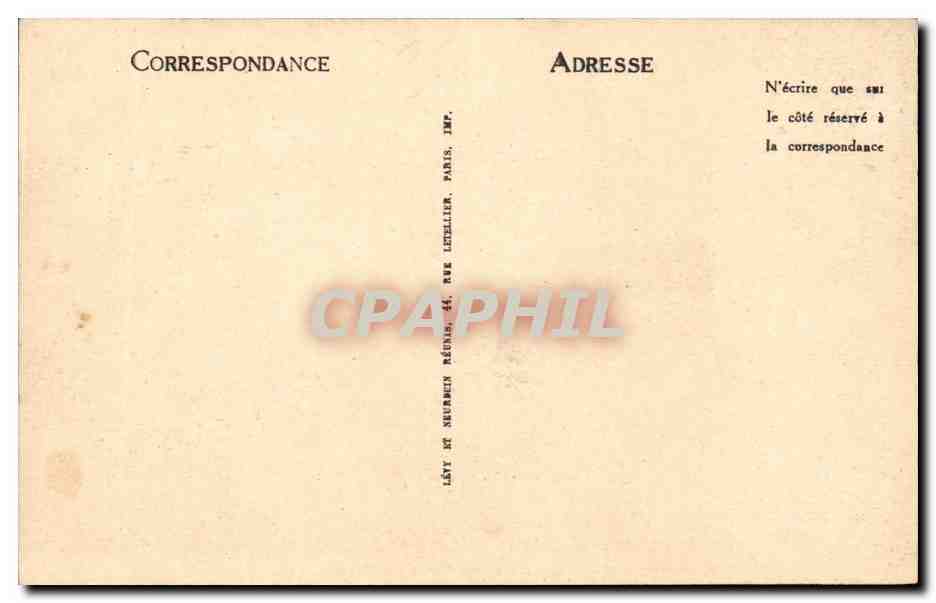Vichy - Le Parc des Celestins - CPA  — Verso