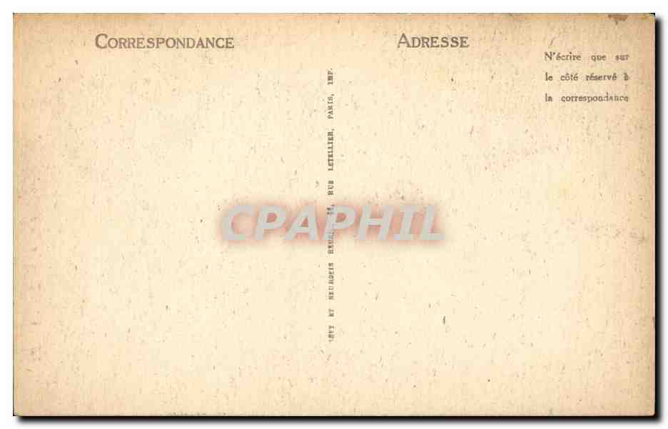 Vichy - Le Parc - CPA  — Verso