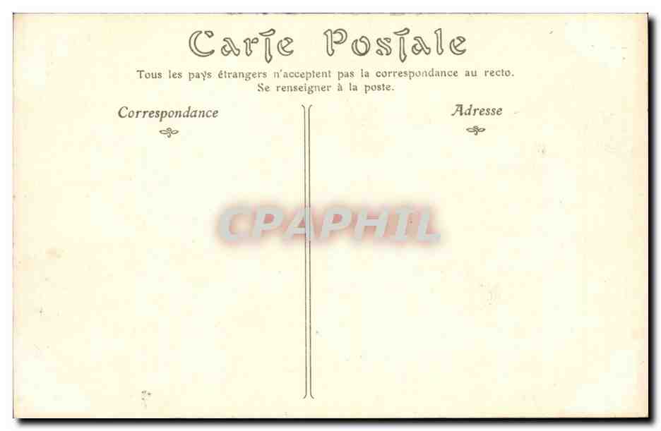 Vichy - Le casino - Salle du Theatre - CPA  — Rückseite
