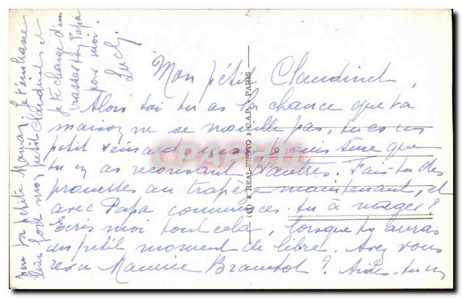 Vichy - L'Hotel de Ville - CPA  — Verso
