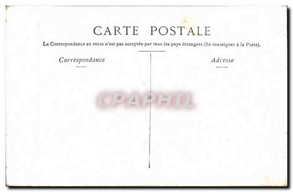 Vichy - Etablissement Thermal - Entree Principal - CPA  — Verso