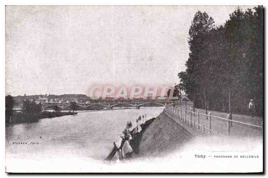 Vichy - Panorama de Bellerive - CPA 