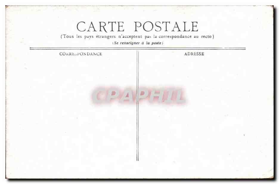 Vichy - La Passerelle - CPA  — Verso