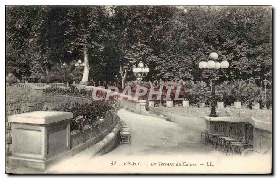Vichy - La Terrasse du Casino - CPA 