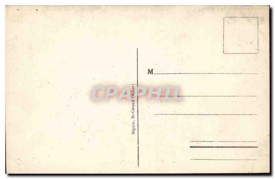 Vichy - Facade du Casino - CPA  — Verso