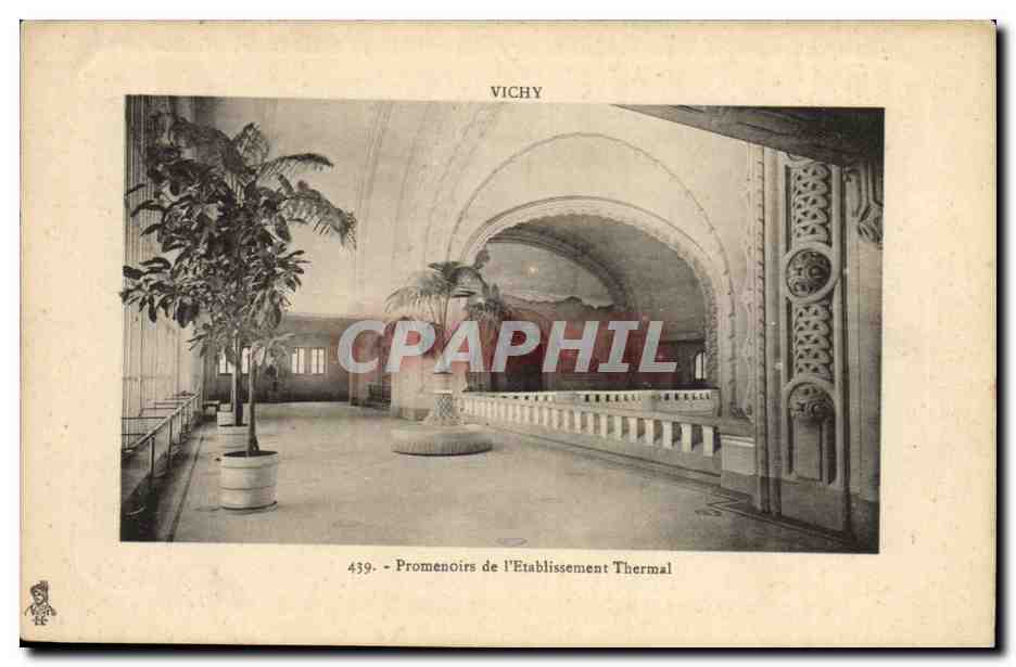 Vichy - Promenoirs de L'Etablissement Thermal - CPA 