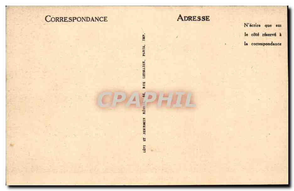Vichy - Le Casino - CPA  — Verso