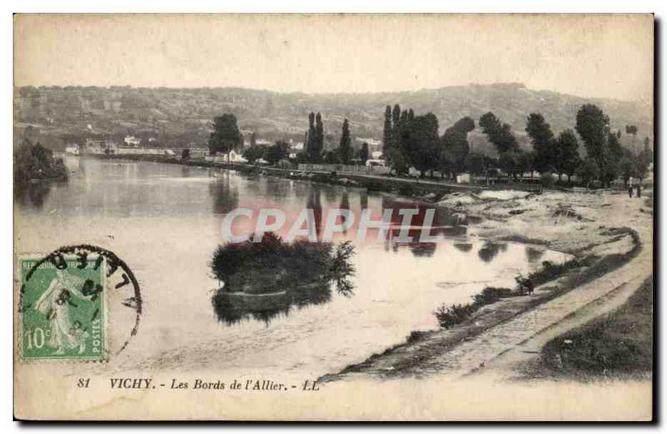 Vichy - Les Bords de l'Allier - CPA 