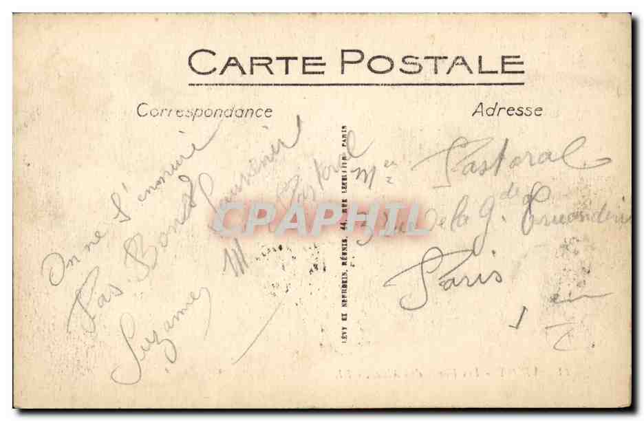 Vichy - Les Bords de l'Allier - CPA  — Verso