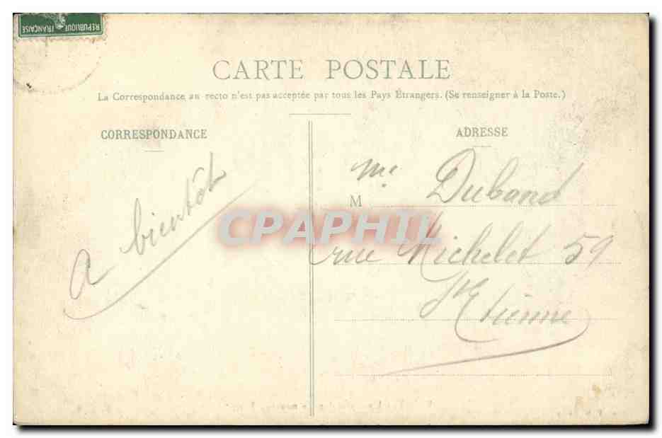 Vichy - Un Chalet dans le Nouveau Parc - CPA  — Rückseite