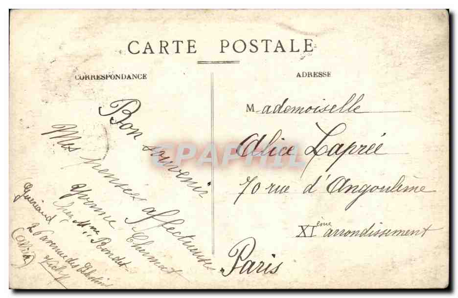 Vichy - Veranda des Concerts du casino - CPA  — Verso