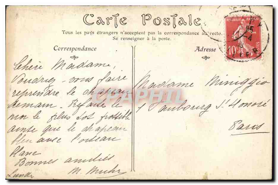 Vichy — L'Hôtel du Parc — ND Phot. — Rückseite